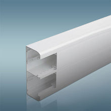 Load image into Gallery viewer, Legrand Double Compartment Snap-On Trunking with Cover 2m - White