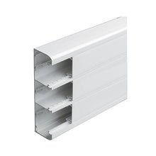 Load image into Gallery viewer, Legrand Triple Compartment Snap-On Trunking with Cover 2m - White