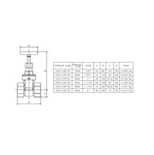 Load image into Gallery viewer, Cobra Gate Valve FxF SANS 20mm