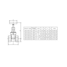 Load image into Gallery viewer, Cobra Gate Valve FxF SANS 25mm