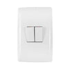 Crabtree Diamond 2 Lever Light Switch 4 x 2