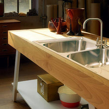 Load image into Gallery viewer, Franke Neptune NEX621 Stainless Steel Double Bowl Inset Sink with RH Drainer 510x1160mm