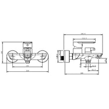 Load image into Gallery viewer, Cobra Seine Exposed Bath Mixer