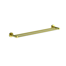 Load image into Gallery viewer, Cobra Seine Double Towel Rail 650mm - Brushed Gold
