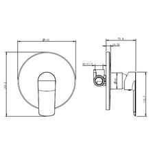 Load image into Gallery viewer, Cobra Seine Concealed Shower Mixer