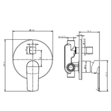 Load image into Gallery viewer, Cobra Seine Bath Mixer with Diverter