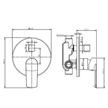 Load image into Gallery viewer, Cobra Seine Bath Mixer with Diverter