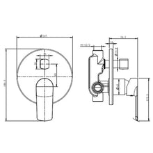 Load image into Gallery viewer, Cobra Seine Bath Mixer with Diverter