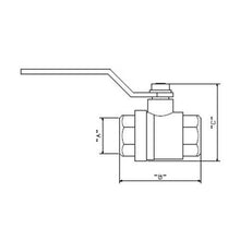 Load image into Gallery viewer, Cobra Ball-O-Stop Valve FxF 20mm
