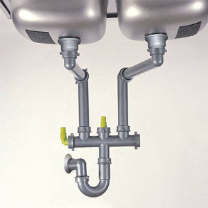 Franke SPAZI F/2 Double Bowl Plumbing Kit