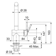 Load image into Gallery viewer, Franke Active Plus 2.0 Sink Mixer - Onyx