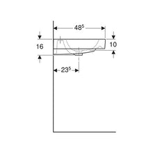 Load image into Gallery viewer, Geberit iCon Wall-Hung Basin 1200mm with Tap Holes
