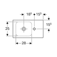 Load image into Gallery viewer, Geberit iCon Wall-Hung Basin with Shelf Surface