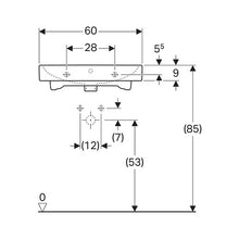 Load image into Gallery viewer, Geberit iCon Wall-Hung Basin 600mm
