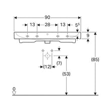 Load image into Gallery viewer, Geberit iCon Wall-Hung Basin 900mm
