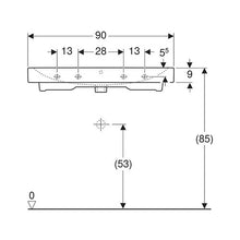 Load image into Gallery viewer, Geberit iCon Wall-Hung Basin 900mm