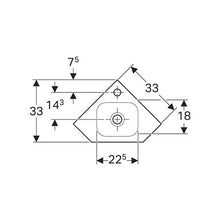 Load image into Gallery viewer, Geberit iCon Wall-Hung Corner Basin