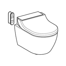 Load image into Gallery viewer, Geberit AquaClean Tuma Comfort Wall-Hung Toilet - Stainless Steel