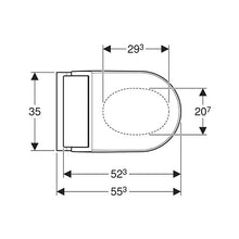 Load image into Gallery viewer, Geberit AquaClean Tuma Comfort Wall-Hung Toilet