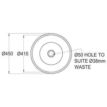 Load image into Gallery viewer, Franke Rondo RDX610-44 Stainless Steel Inset Prep Bowl 450mm