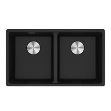 Load image into Gallery viewer, Franke Maris MRG620-35-35 Fragranite Double Bowl Undermount Sink 440x760mm