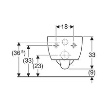 Load image into Gallery viewer, Geberit iCon Rimless Wall-Hung Toilet - White