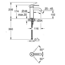 Load image into Gallery viewer, GROHE Essence Basin Mixer