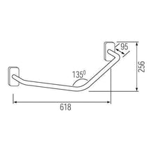 Load image into Gallery viewer, Franke CNTX700A Angle Bar 135° - Stainless Steel