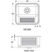 Load image into Gallery viewer, Franke SIRX342 Single Bowl Inset / Wall Mounted Wash Trough - Stainless Steel