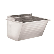 Load image into Gallery viewer, Franke ET103 Fabricated Single Mini Bowl Wall Mounted Wash Trough - Stainless Steel