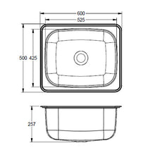 Load image into Gallery viewer, Franke Luxtub DLT Single Bowl Inset Wash Trough with 90mm Outlet
