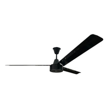 Load image into Gallery viewer, Solent Albatross 3 Blade Ceiling Fan 1650mm - Black

