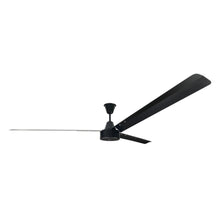 Load image into Gallery viewer, Solent Albatross 3 Blade Ceiling Fan 2100mm - Black