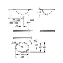 Load image into Gallery viewer, GROHE Bau Undermount Vanity Basin