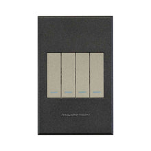 Load image into Gallery viewer, VETi 3 4 Lever 1-Way Light Switch 4x2