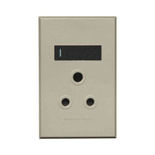 Load image into Gallery viewer, VETi 3 3V20GT Pola RSA Wall Socket 4x2 - Titanium / Graphite