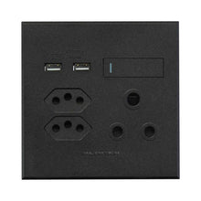 Load image into Gallery viewer, VETi 3 Pola Dual USB Combo Wall Socket 4x4