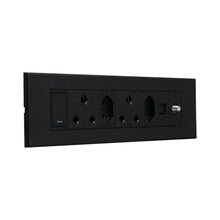 Load image into Gallery viewer, VETi 3 3VOMNI2GG Aura Omni Cluster 2x V-Slim + 2x RSA + Data + Satellite Socket - Graphite