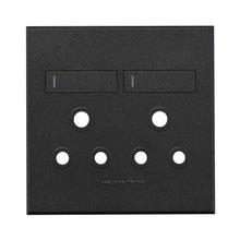 Load image into Gallery viewer, VETi 3 Double RSA Socket Cover Plate 4x4