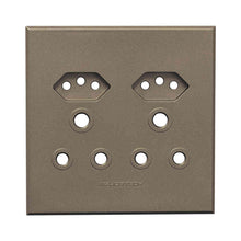 Load image into Gallery viewer, VETi 3 Unswitched Combo Socket Cover Plate 4x4