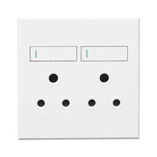 Load image into Gallery viewer, VETi &lt;i&gt;3&lt;/i&gt; Double RSA Wall Socket 4 x 4

