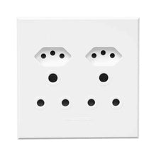 Load image into Gallery viewer, VETi 3 Double RSA & Slimline Combo Unswitched Socket 4 x 4