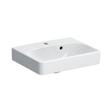 Load image into Gallery viewer, Geberit Smyle Square Wall-Hung Basin with Asymmetrical Overflow
