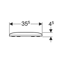Load image into Gallery viewer, Geberit Smyle Toilet Seat - White