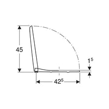 Load image into Gallery viewer, Geberit Smyle Toilet Seat - White