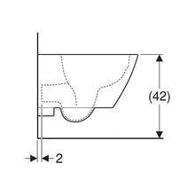 Load image into Gallery viewer, Geberit Smyle Square Wall-Hung Small Projection Toilet - White