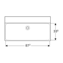 Load image into Gallery viewer, Geberit Xeno² Rectangular Wall-Hung Basin 900mm
