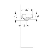 Load image into Gallery viewer, Geberit Citterio Rectangular Wall-Hung Basin