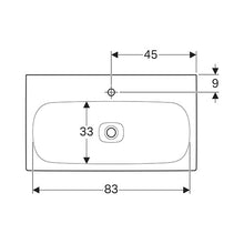Load image into Gallery viewer, Geberit Citterio Rectangular Wall-Hung Basin 900mm