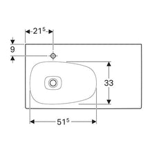 Load image into Gallery viewer, Geberit Citterio Wall-Hung Basin with Right Shelf Surface 900mm
